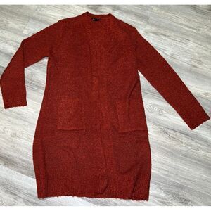 Burnt orange cardigan size‎ medium